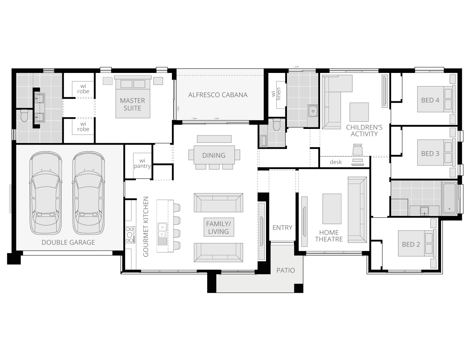 Architectural New Home Designs - Cumbria Floor Plans