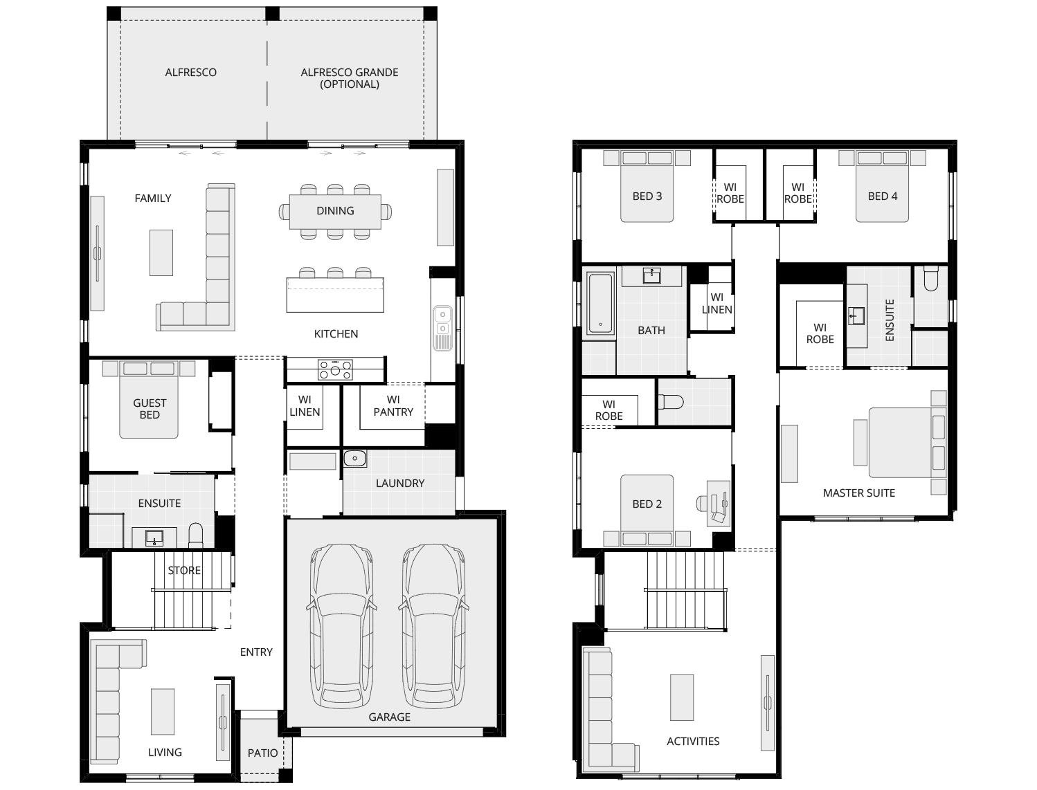 Ventura One - Discovery floorplan rhs two storey floorplan discovery ventura one floorplan rhs