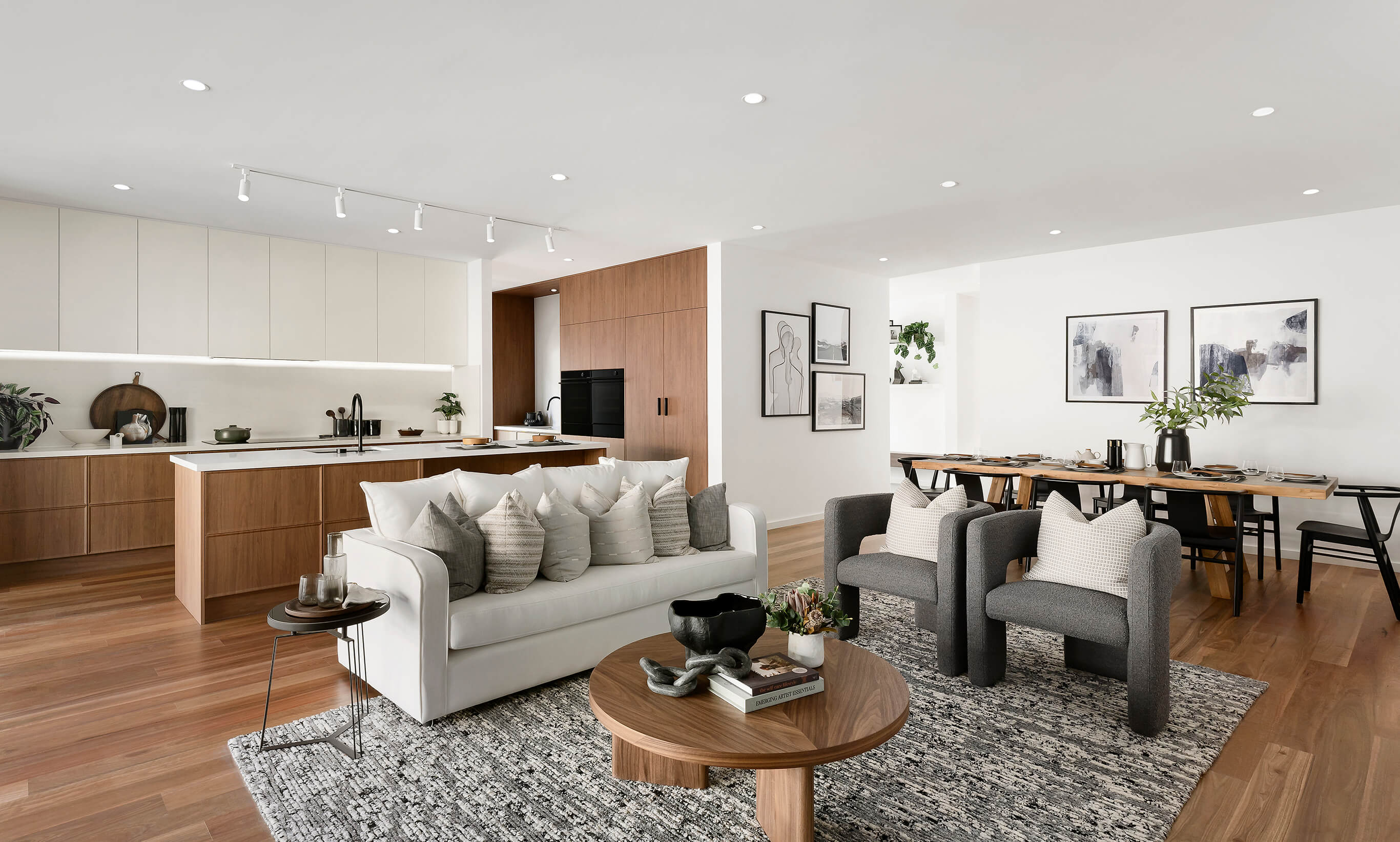 Miami - Hereford Hill Miami Grande Scandinavian Interior Design Living Dining Kitchen