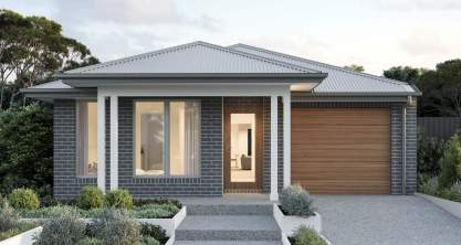 Camelle Everyday - Highland Facade single storey home design everyday camelle highland facade