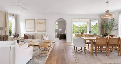 Valiente Three - Dining/Living - Menangle Park two storey home design valiente three living/dining at menangle park