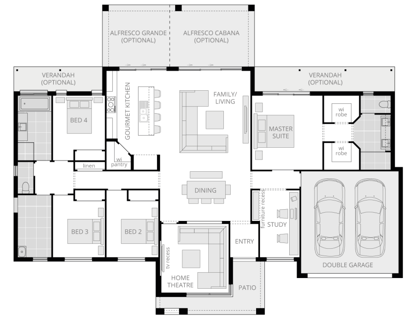 Lyndhurst- Acreage Floor Plan- McDonald Jones