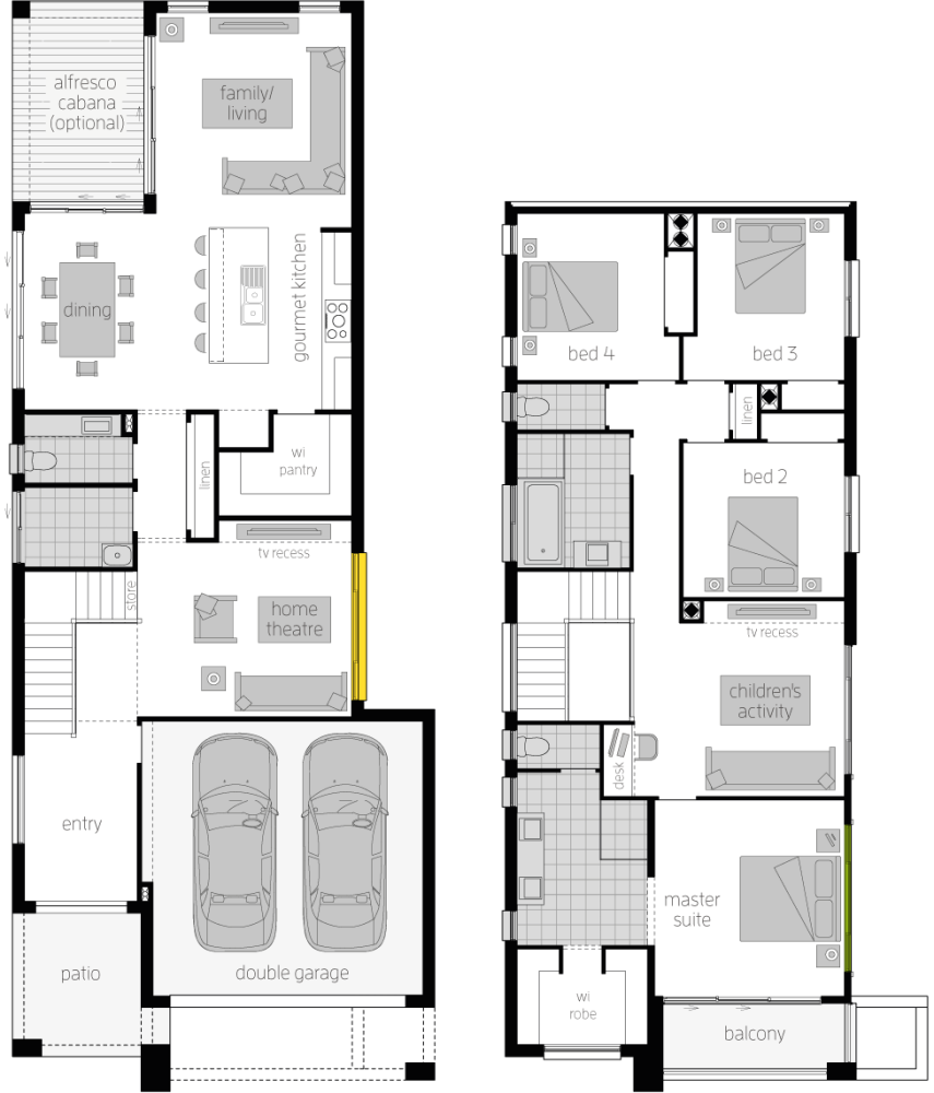 Architectural New Home Designs - Tulloch Two Storey House Plan