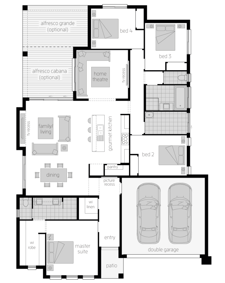Architectural New Home Designs - Stoneleigh Floor Plans