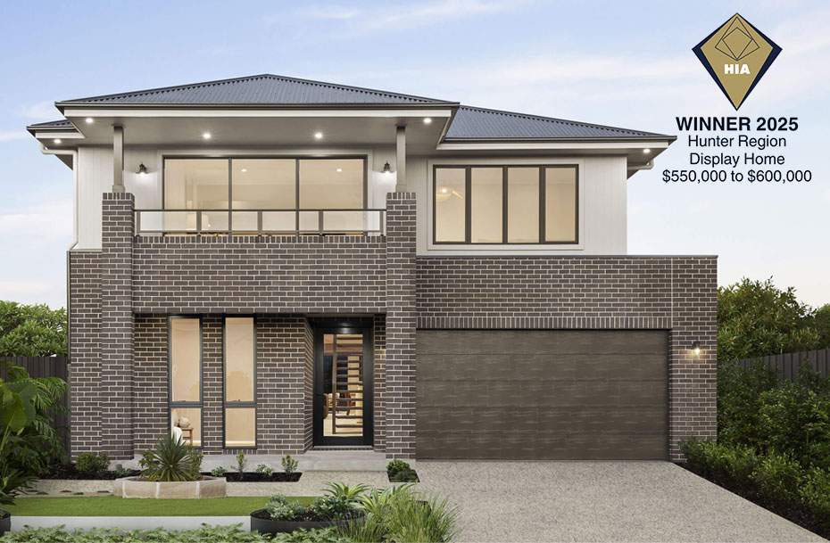 Winner 2025 HIA Hunter Display Home Enzo Three HomeWorld Warnervale