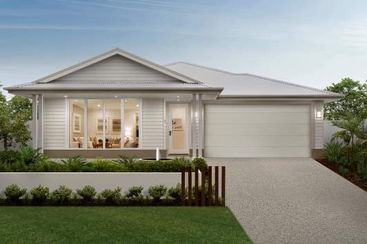 Ibiza Two Single Storey Home Design Newbold b Facade