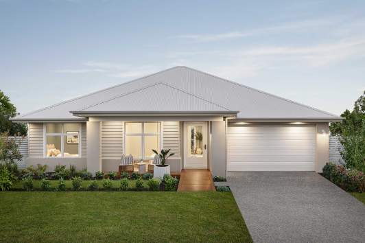 single storey home design lisbon one cascade facade wilton greens