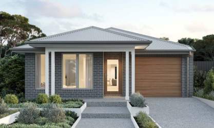 architectural new home design everyday camelle highland facade