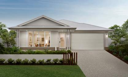 Ibiza Two Single Storey Home Design Seaspray Facade