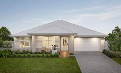 single storey home design wilton greens lison one cascade facade