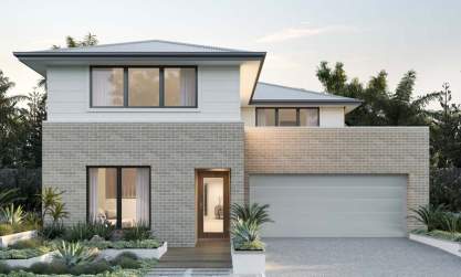 two storey home design ventura classic facade