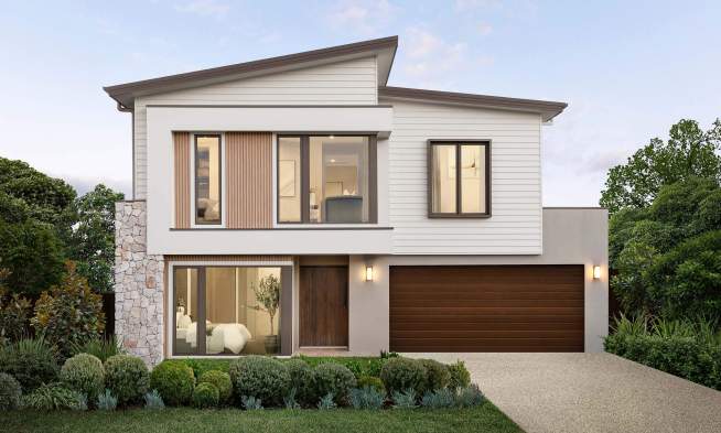 two storey home design waverton 35 burleigh facade