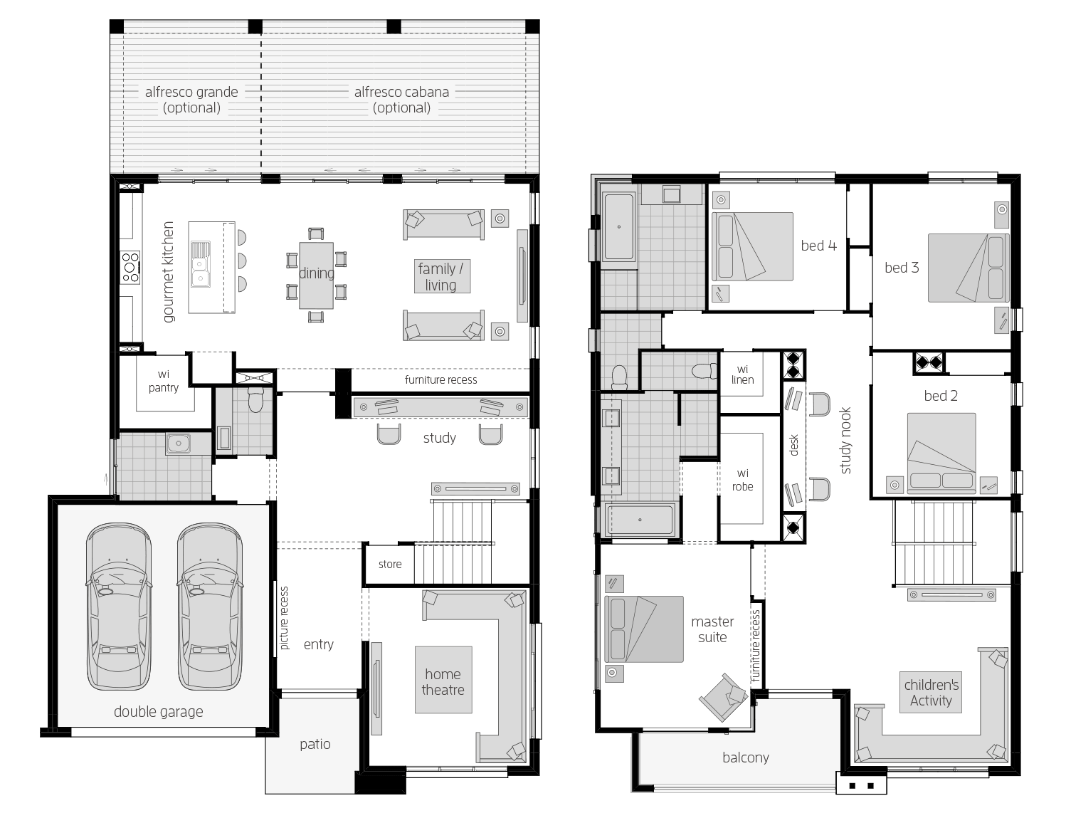 Two Storey Home Design Australia: Bridgetown | McDonald Jones Homes