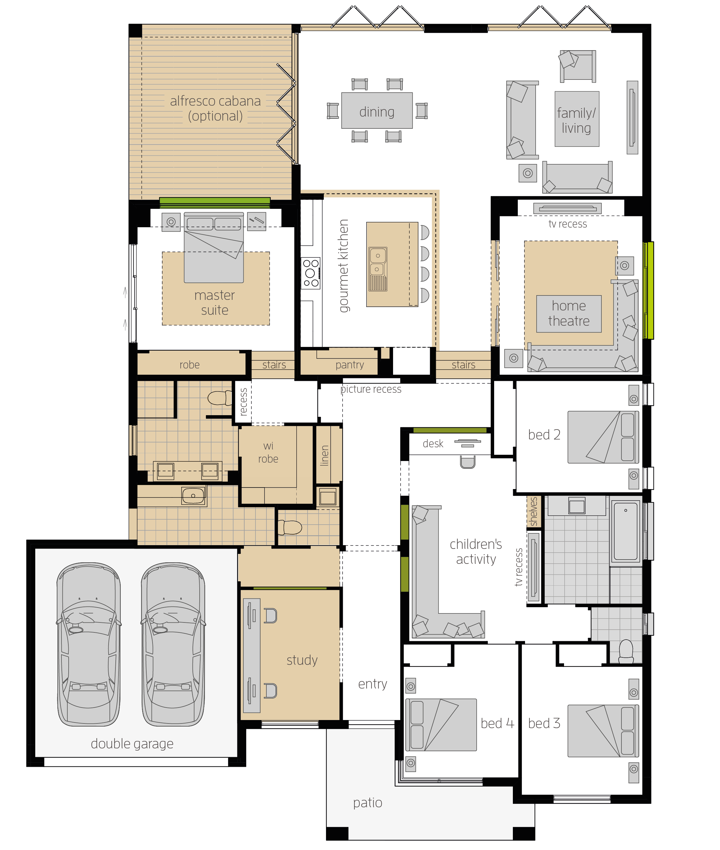 Milano New House Designs and Plans | McDonald Jones Homes