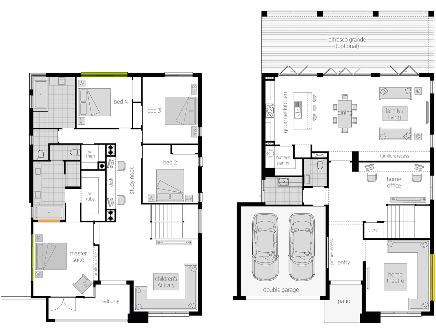 Saxonvale | Contemporary Two Storey Home | McDonald Jones Homes