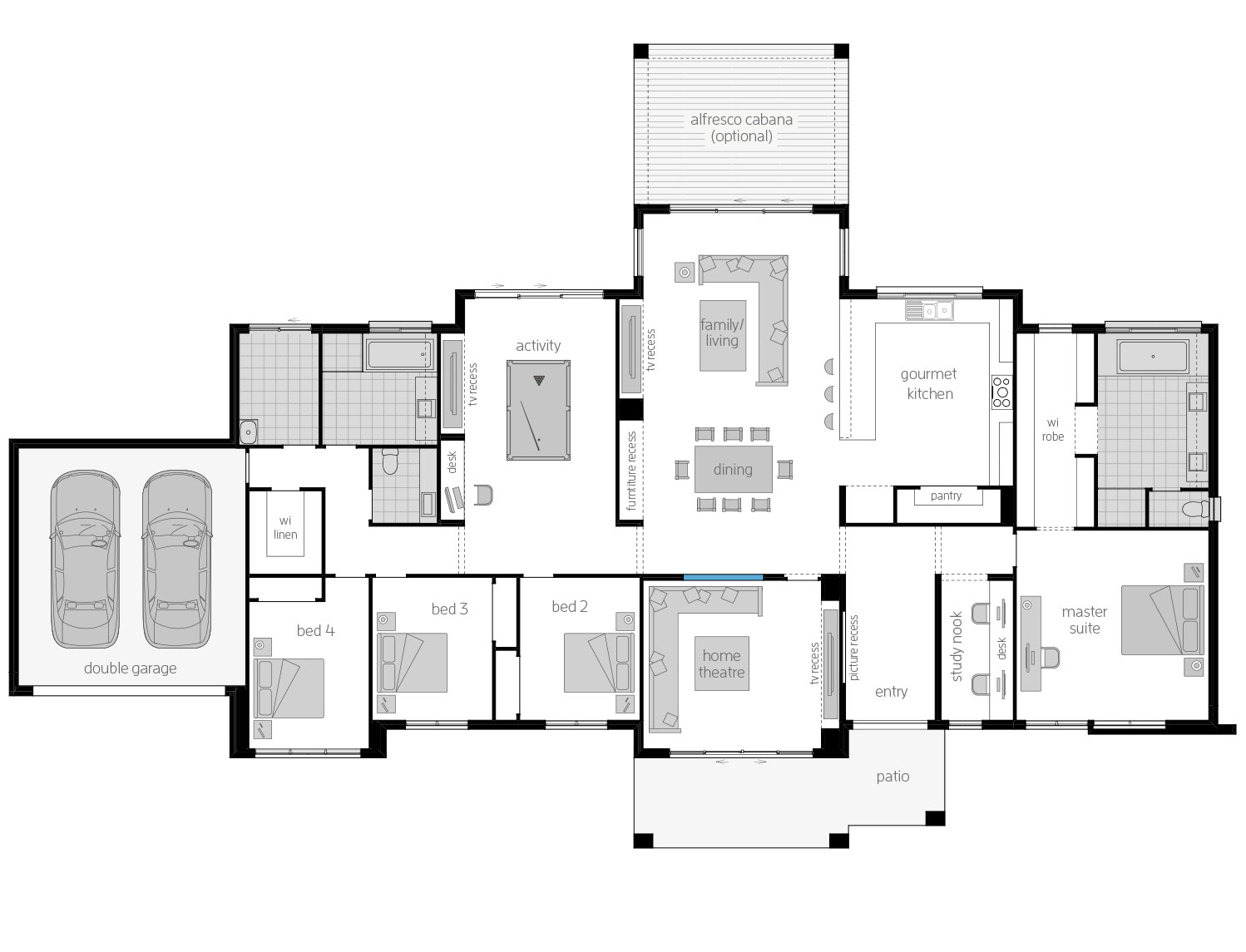 Hermitage | Country Home Design | McDonald Jones Homes