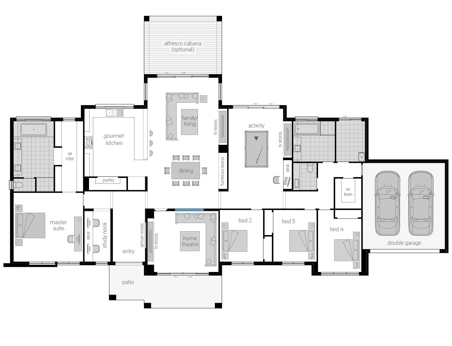 Hermitage | Country Home Design | McDonald Jones Homes