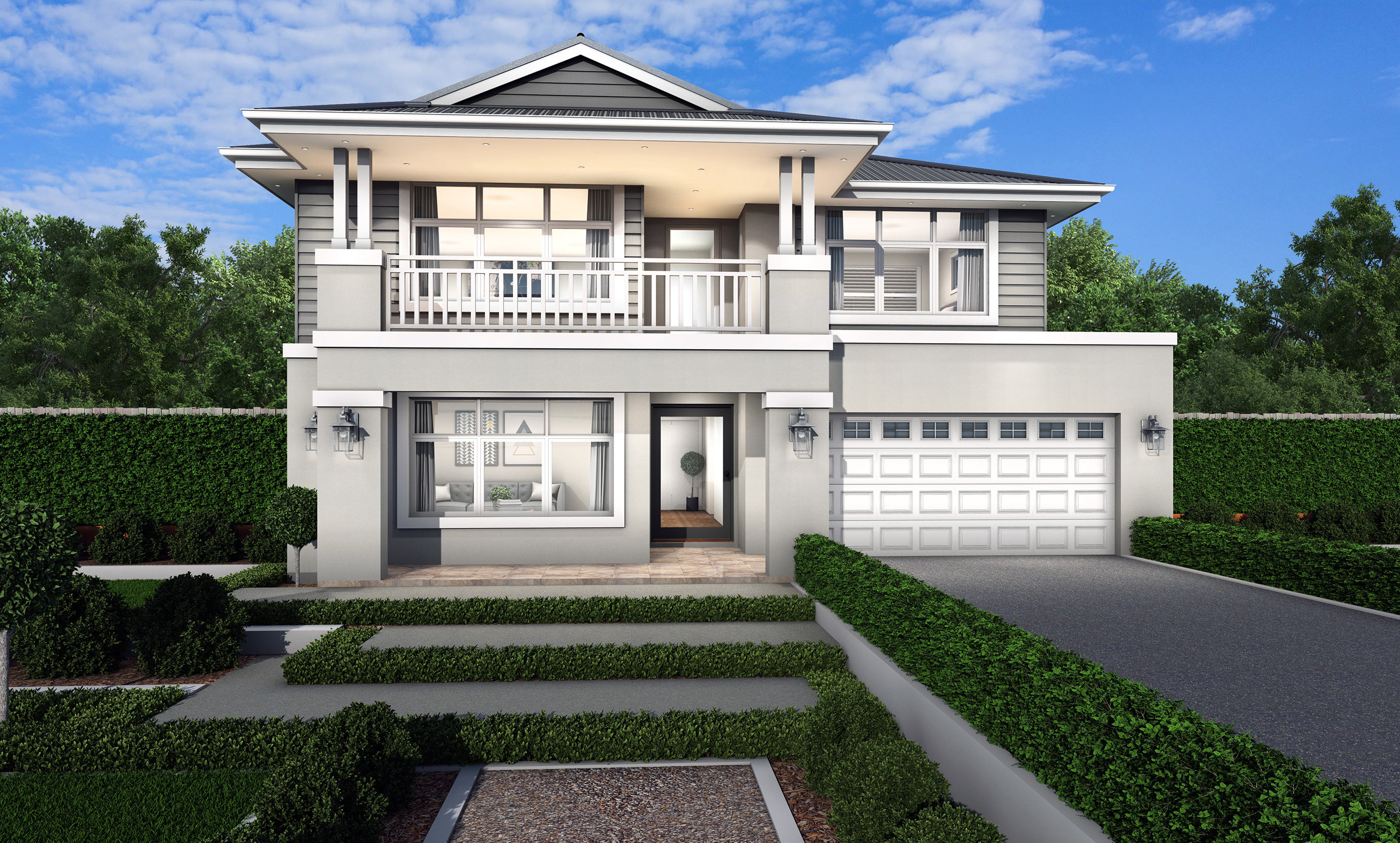 Saxonvale Contemporary Two Storey Home McDonald Jones Homes