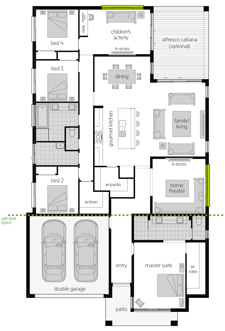 Coolum | Single Storey Home Design | McDonald Jones Homes