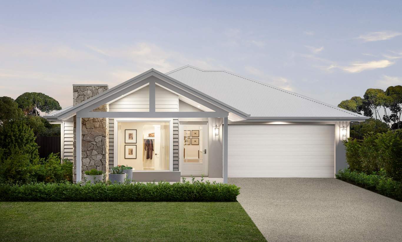 single storey home design wyndham cayman facade googong