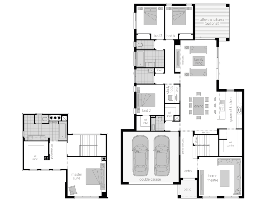 Ellerston 2 Storey House Design Mcdonald Jones Homes