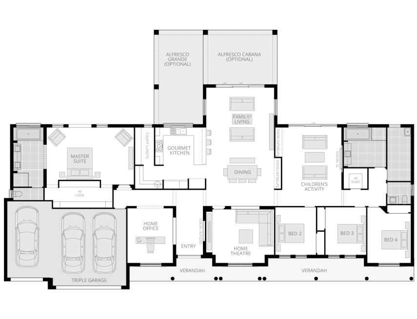 Bronte | Acreage Homes Designs | McDonald Jones Homes