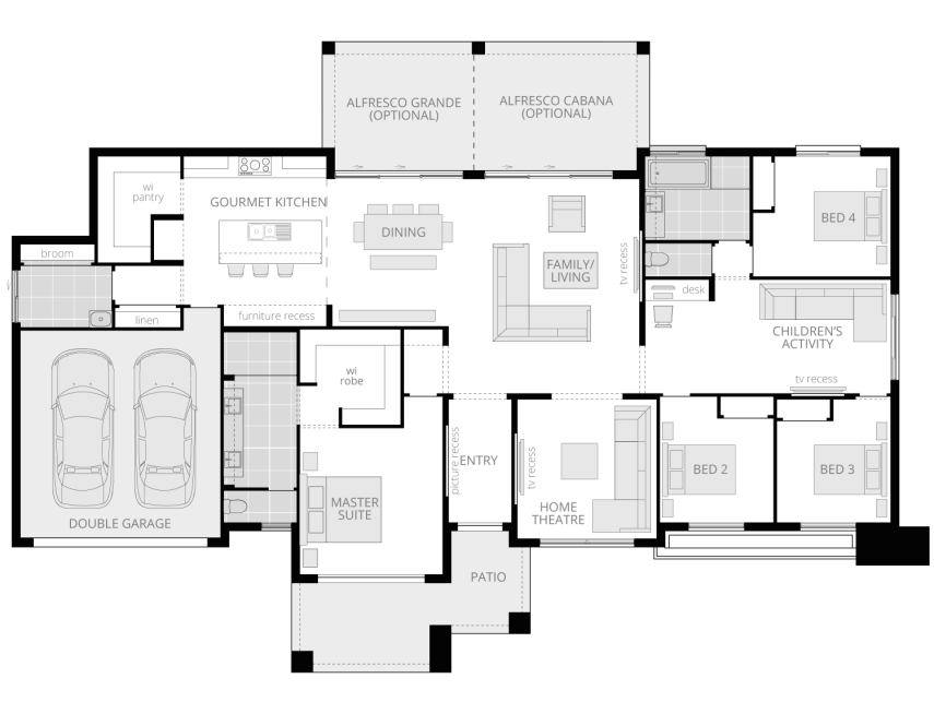 Esperance Executive- Acreage Floor Plan- McDonald Jones