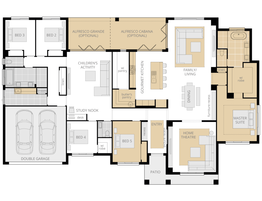 Tuscany- Acreage Floor Plan Upgrade- McDonald Jones