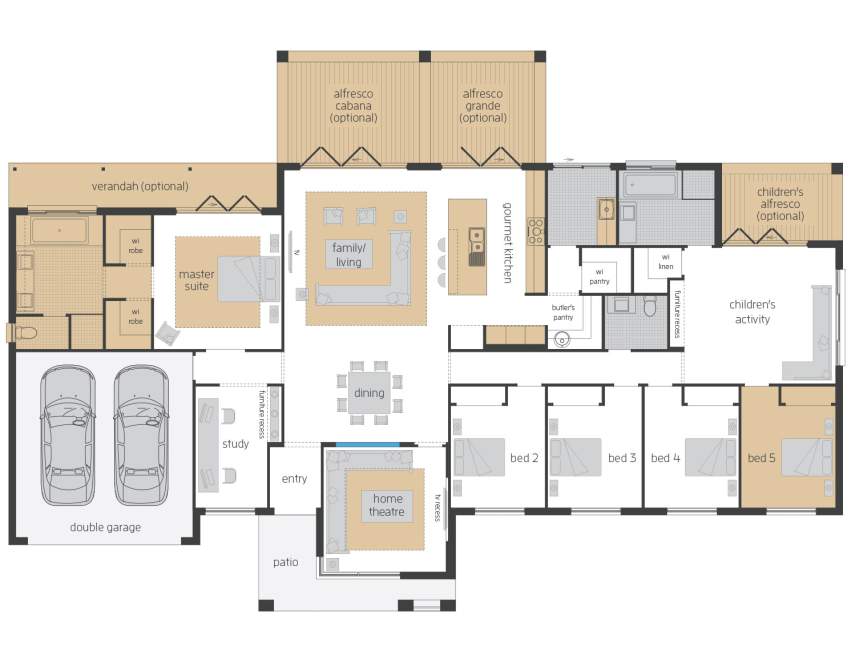 Lyndhurst | Acreage Home Design | McDonald Jones Homes