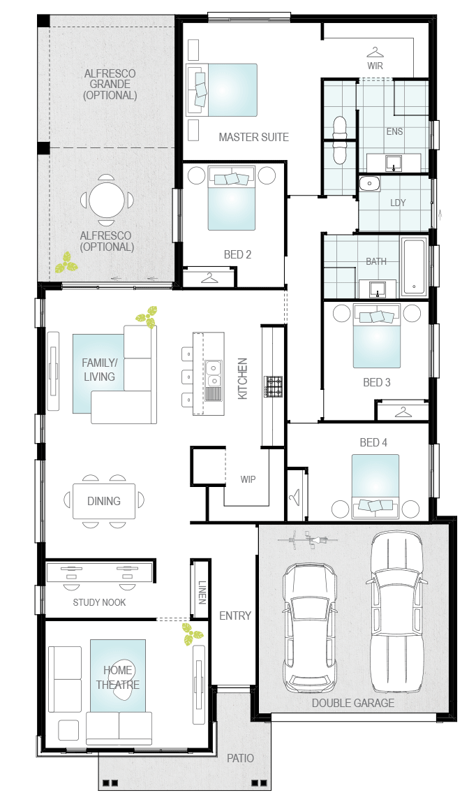 Ibiza - Affordable Single Storey Home | McDonald Jones Homes