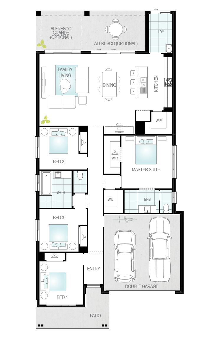 Salamanca One Single Storey House and Land Package Bingara Gorge Wilton