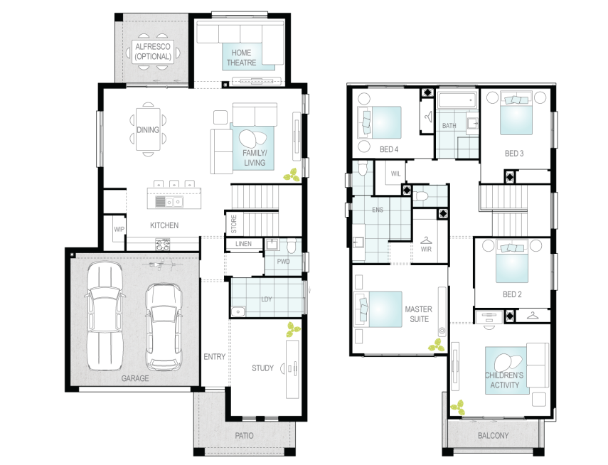 Valiente Two Storey House And Land package Rouse Hill