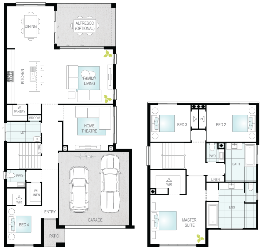 Architectural New Home Designs - Winton One House Plan