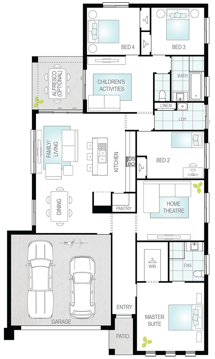 Architectural New Home Designs - DeLorean One House Plans