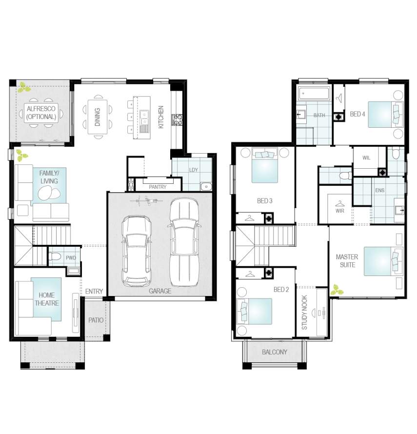 Lurento One - Single Storey Floor Plan - McDonald Jones