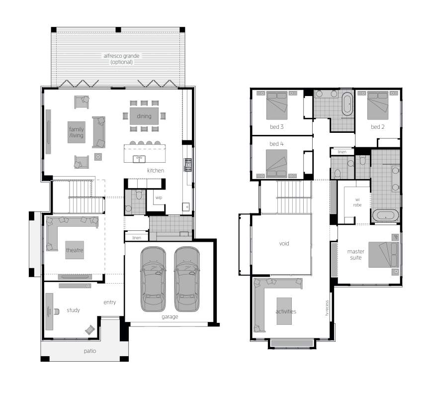 two storey floorplan panorama 39 waterford living