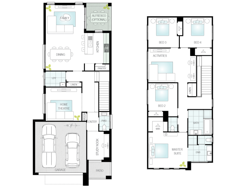 clemente-now-two-storey-upgrade-floorplan-lhs