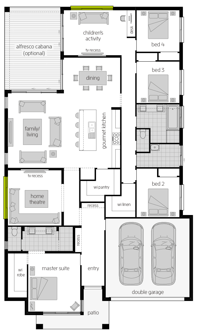 Coolum | Single Storey Home Design | McDonald Jones Homes