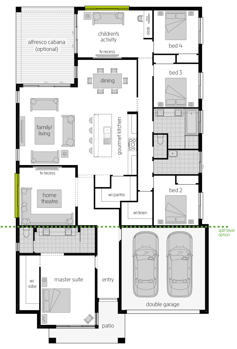 Coolum Two Floorplan lhs 