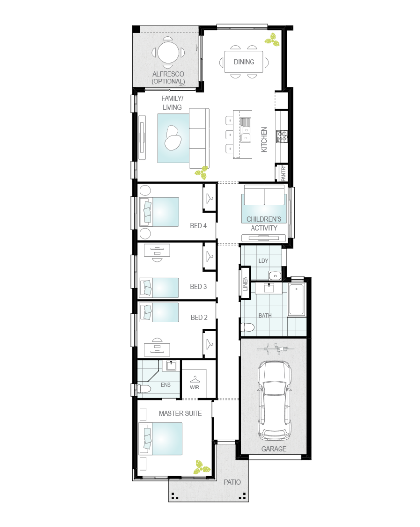 Architectural New Home Designs - Camelle One House Plans