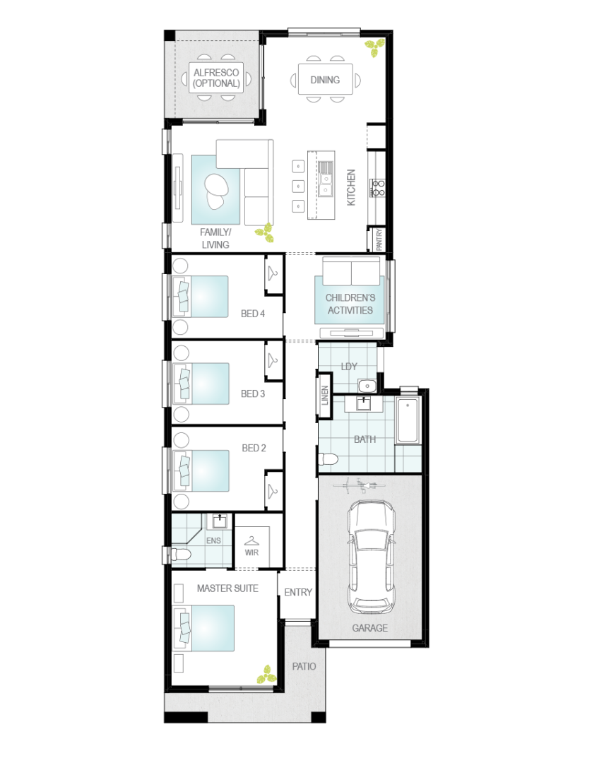 Architectural New Home Designs - Karmann Floor Plans