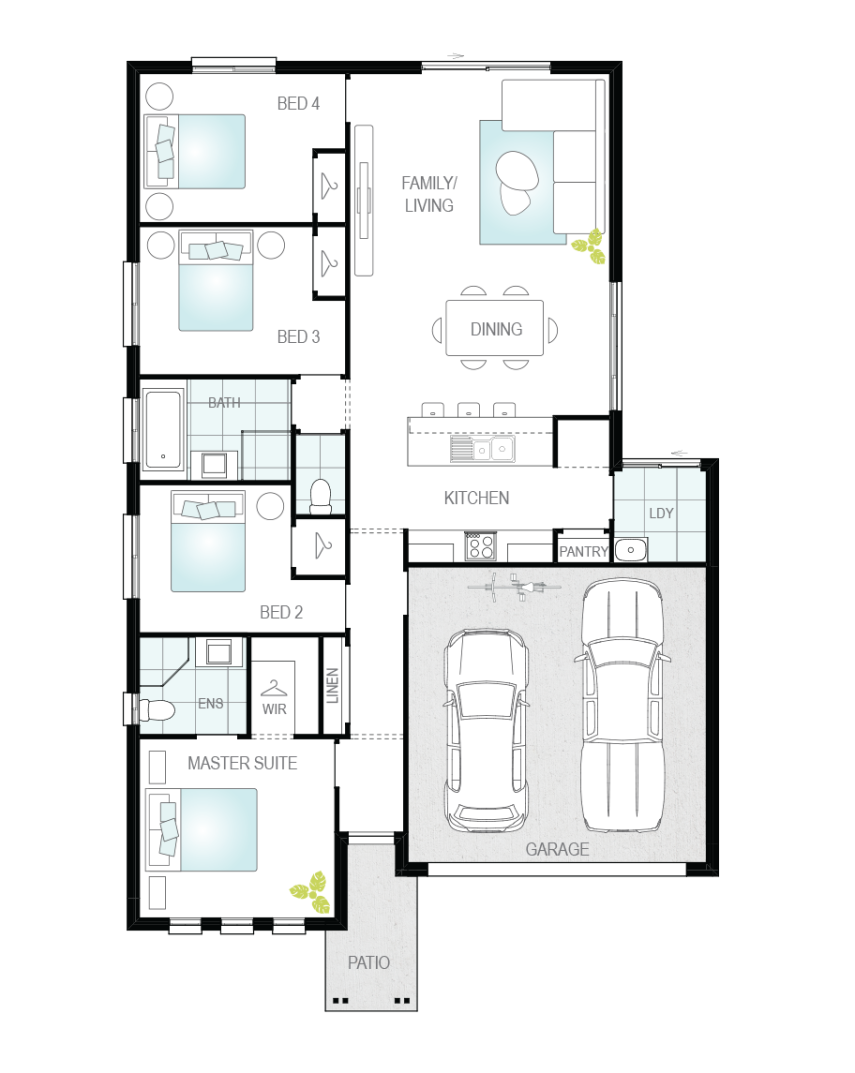 Architectural New Home Designs - Lucena House Plans