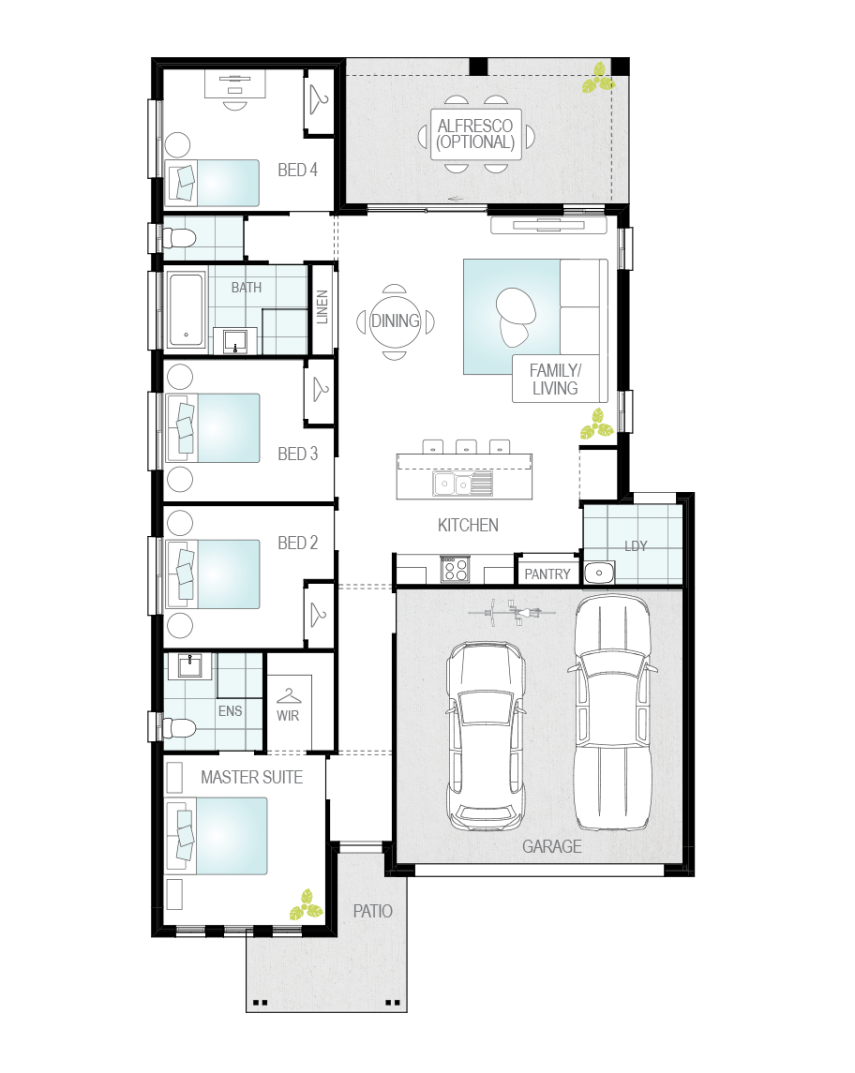 Architectural New Home Designs - Marbella House Plans