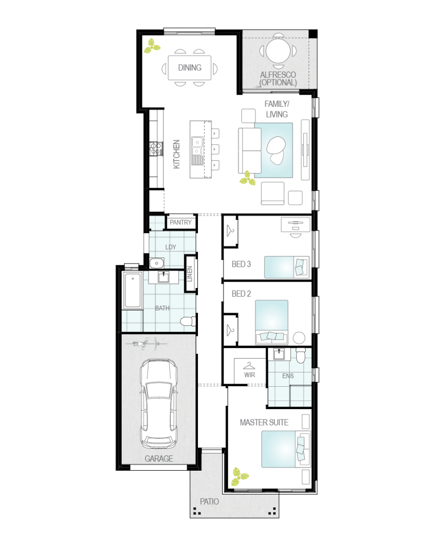 Architectural New Home Designs - Zamora One House Plan