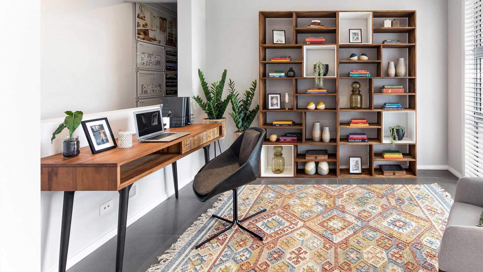 study nook in living room