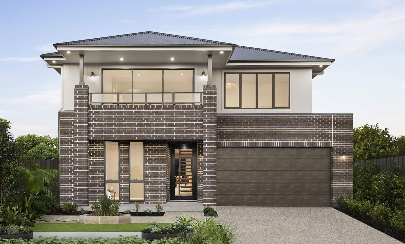 homeworld warnervale two storey display home enxo three vincent facade