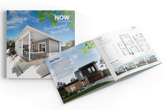 dual living home designs and granny flats brochure