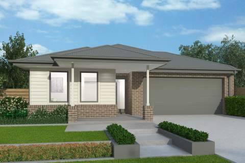 Lucia Modern Single Storey Home Design | McDonald Jones Homes